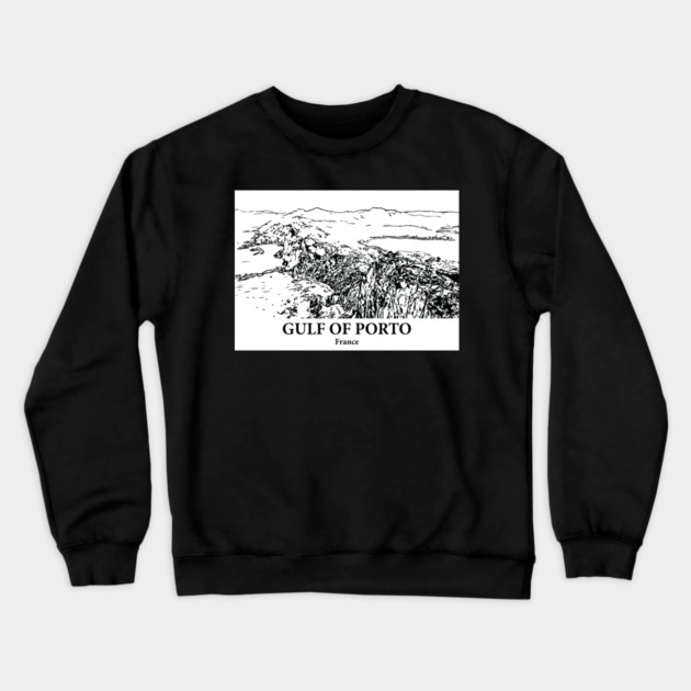 Gulf of Porto - France Crewneck Sweatshirt by Lakeric