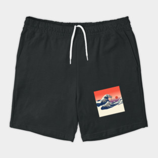 The Great wave of Pugs Shorts