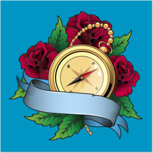 Compass Posters and Art