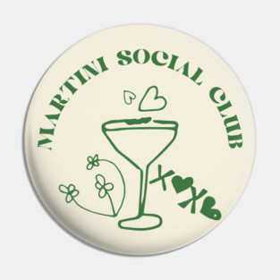 Martini Social Club Pin