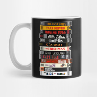 Martin Scorsese VHS Best Of Movie Stack Mug