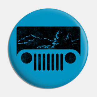 Adventuring Jeep Pin