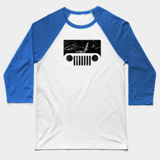 Adventuring Jeep Baseball T-Shirt
