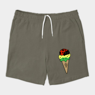 Ladybug Icecream Cone Shorts