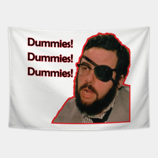 Dawn of the Dead Dummies Red outline Tapestry