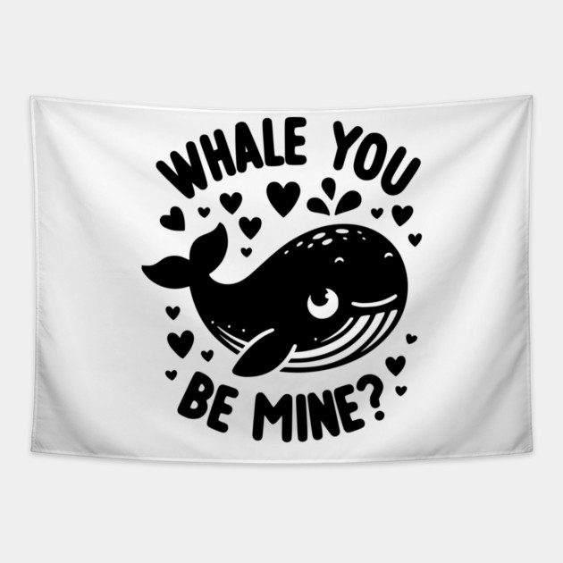 Whale You Be Mine? Tapestry by Frank Ring