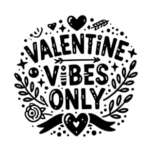 Valentine Vibes Only T-Shirt