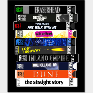 David Lynch VHS Movie Stack Posters and Art