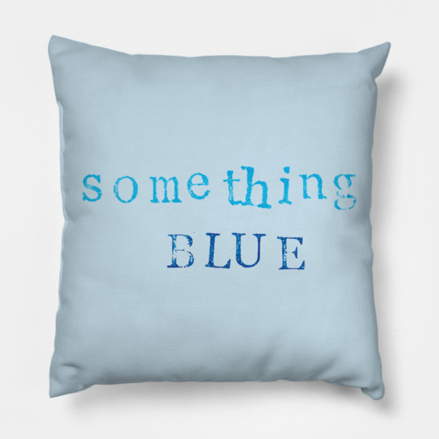 Something Blue Pillow by Laura Contarino
