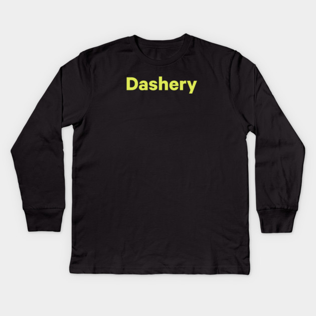 Dashery Logo Kids Long Sleeve T-Shirt by Dashery's Store