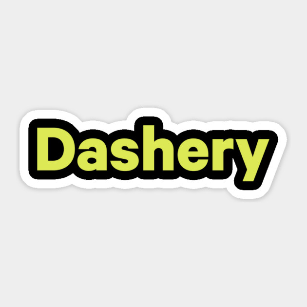 Dashery Logo Sticker by Dashery's Store