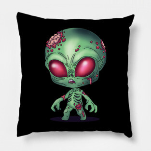 Alien Zombie Pillow