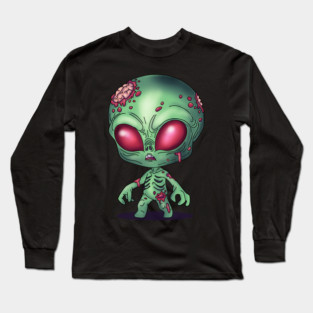 Alien Zombie Long Sleeve T-Shirt