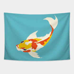 Rising Koi Tapestry