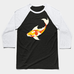 Rising Koi Baseball T-Shirt