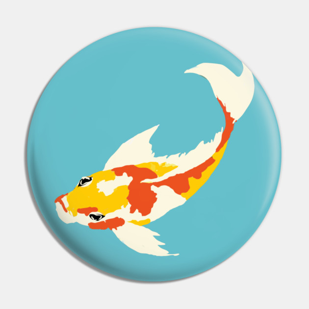 Rising Koi Pin by DonWillisJrArt