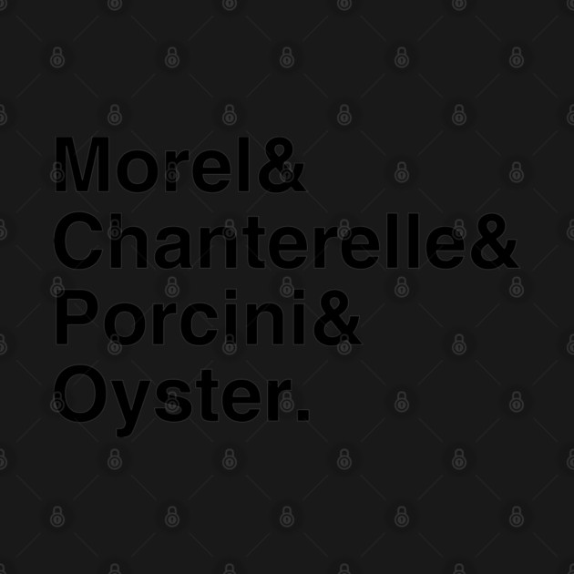 Mushroom Common Names Ampersand by Four Season Foraging