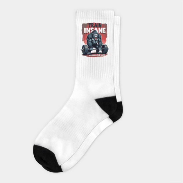Train Insane or Remain the Same Socks by Urbanprint