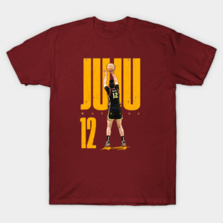 Watkins - JuJu #12 Free shot - Women Basketball Cartoon T-Shirt
