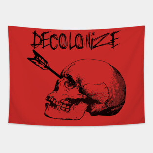 Decolonize - Leftist Punk Anti-Colonial Action Tapestry