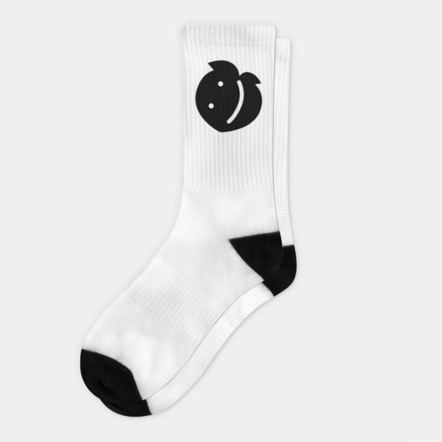 DuckyDee - Smiley Peach Design Socks by DuckyDee
