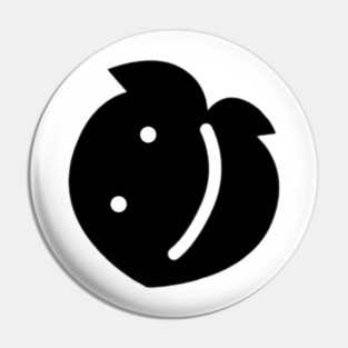 DuckyDee - Smiley Peach Design Pin