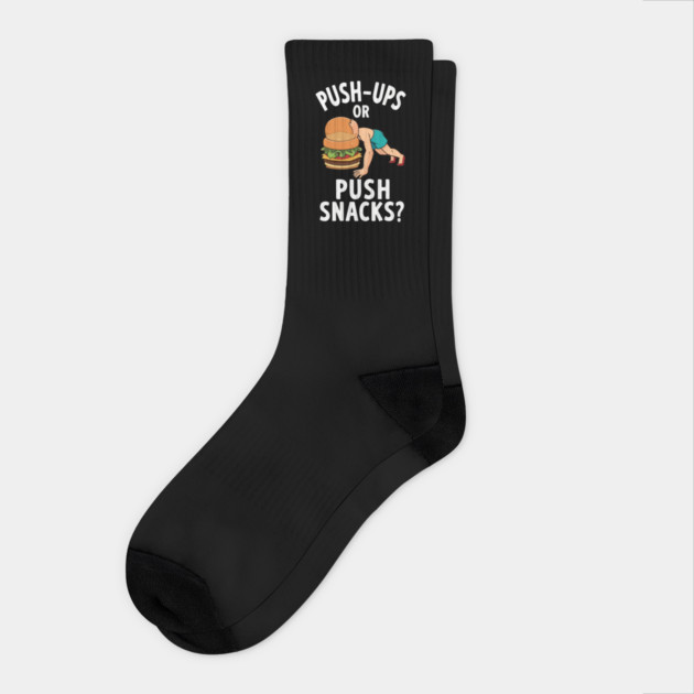 Push-Ups or Push Snacks? Socks by Urbanprint