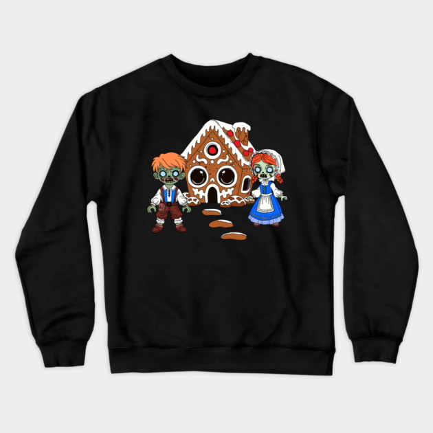 Zombie Hansel and Gretel Crewneck Sweatshirt by H. R. Sinclair