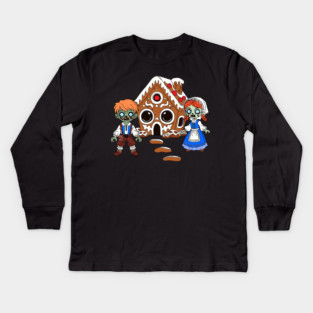 Zombie Hansel and Gretel Kids Long Sleeve T-Shirt