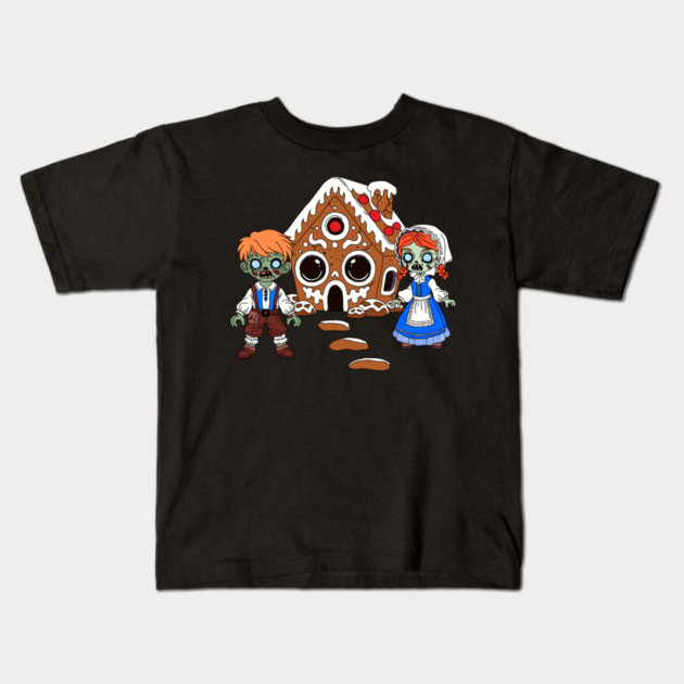 Zombie Hansel and Gretel Kids T-Shirt by H. R. Sinclair