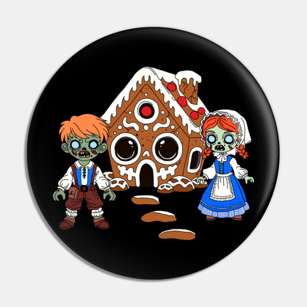 Zombie Hansel and Gretel Pin by H. R. Sinclair