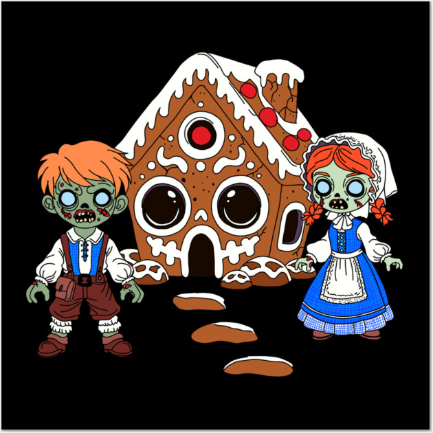 Zombie Hansel and Gretel Wall Art by H. R. Sinclair