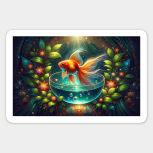 Beautiful Nowruz Goldfish Sticker