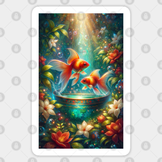 Beautiful Nowruz Goldfish Sticker by HolidayBug