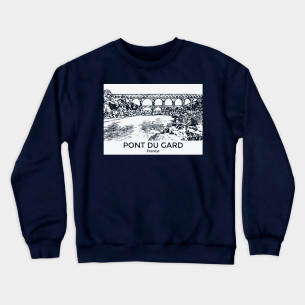 Pont du Gard - France Crewneck Sweatshirt by Lakeric