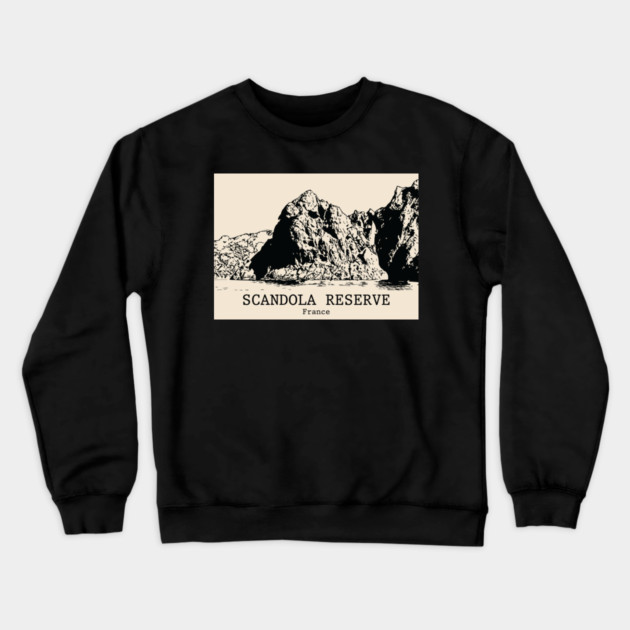 Scandola Reserve - France Crewneck Sweatshirt by Lakeric