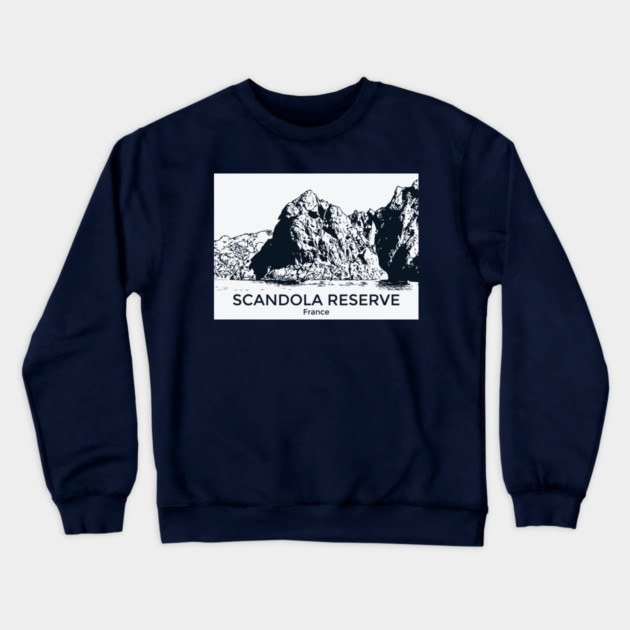 Scandola Reserve - France Crewneck Sweatshirt by Lakeric