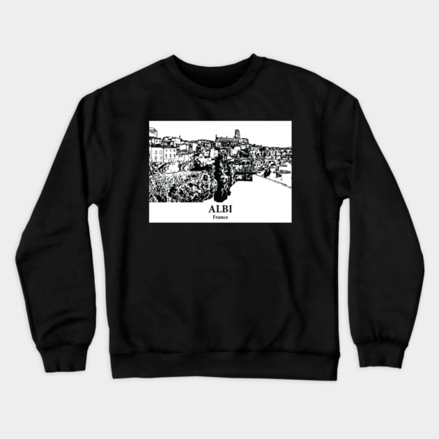 Albi - France Crewneck Sweatshirt by Lakeric