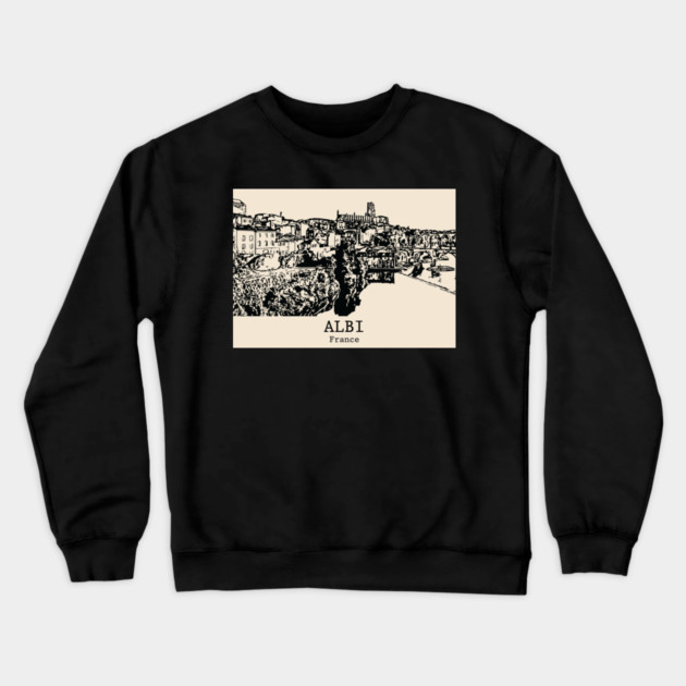 Albi - France Crewneck Sweatshirt by Lakeric