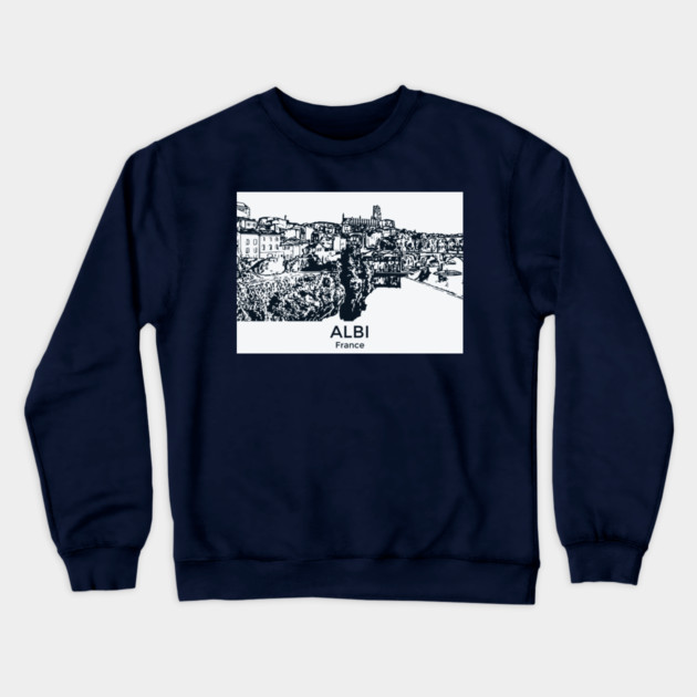 Albi - France Crewneck Sweatshirt by Lakeric