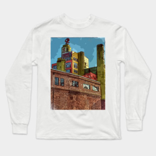 Rainier Beer building in Seattle Wa Classic Long Sleeve T-Shirt