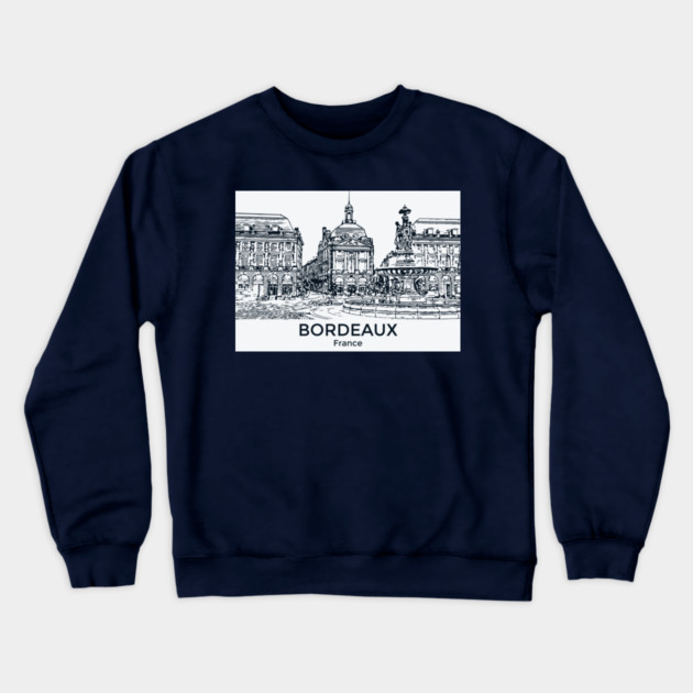 Bordeaux - France Crewneck Sweatshirt by Lakeric