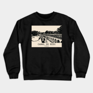 Canal du Midi - France Crewneck Sweatshirt