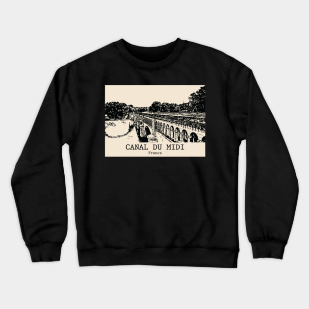Canal du Midi - France Crewneck Sweatshirt by Lakeric