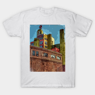 Rainier Beer building in Seattle Washington USa T-Shirt