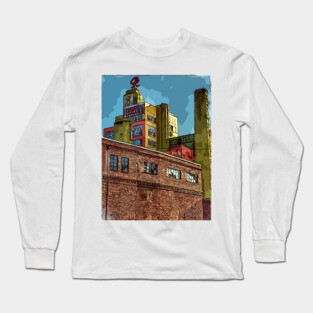 Rainier Beer building in Seattle Washington USa Long Sleeve T-Shirt