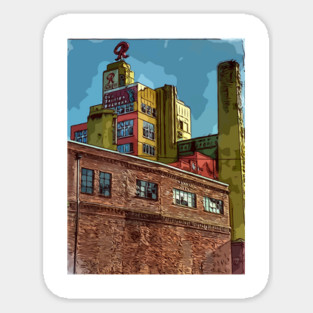 Rainier Beer building in Seattle Washington USa Sticker