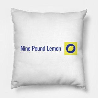 Nine Pound Lemon Pillow