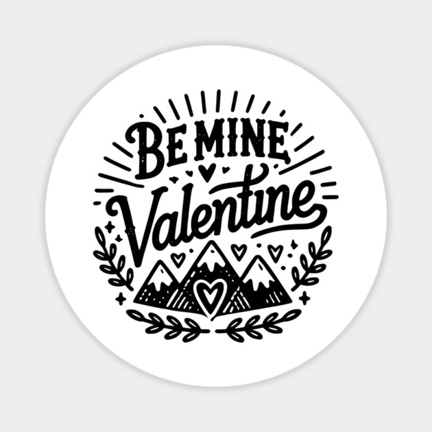 Be Mine Valentine Magnet by Frank Ring