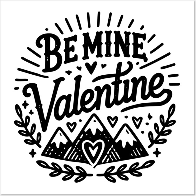 Be Mine Valentine Wall Art by Frank Ring